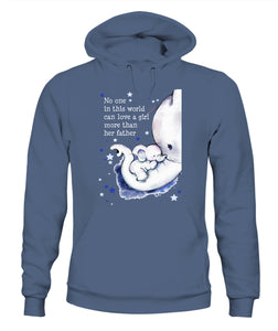 No One In This World Can Love A Girl More Than Her Father - Unisex Hoodies