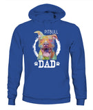 Pitbul Dad I Love My Dog - Unisex Hoodies