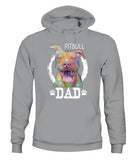 Pitbul Dad I Love My Dog - Unisex Hoodies