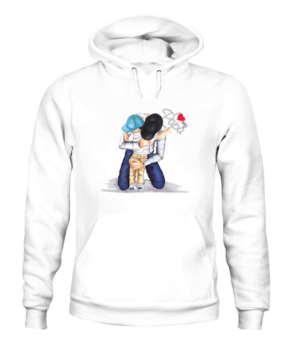 I Love My Papa Father Day - Unisex Hoodies
