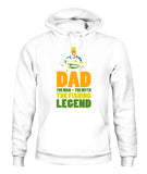 Mens Dad The Man The Myth The Fishing Legend - Unisex Hoodies