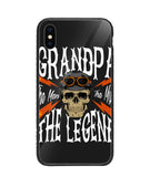 Mens Grandpa The Man The Myth The Legend - iPhone XS