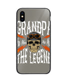 Mens Grandpa The Man The Myth The Legend - iPhone XS