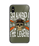 Mens Grandpa The Man The Myth The Legend - iPhone XS