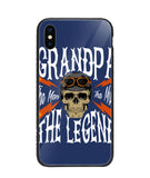 Mens Grandpa The Man The Myth The Legend - iPhone XS