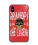 Mens Grandpa The Man The Myth The Legend - iPhone XS