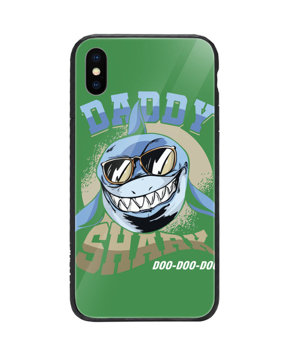Daddy Shark Aquatic Creature Marine Fish Funny - iPhone XS