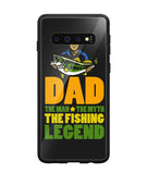 Mens Dad The Man The Myth The Fishing Legend - Samsung Galaxy S10