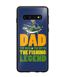 Mens Dad The Man The Myth The Fishing Legend - Samsung Galaxy S10