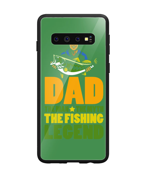 Mens Dad The Man The Myth The Fishing Legend - Samsung Galaxy S10