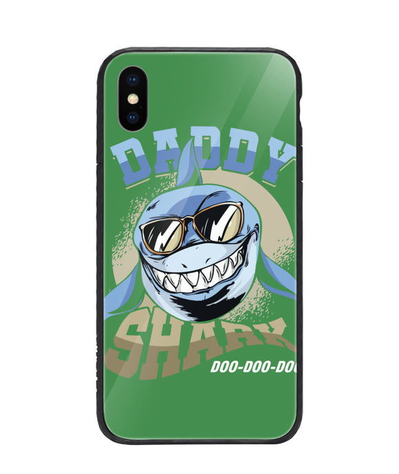 Daddy Shark Aquatic Creature Marine Fish Funny - iPhone X