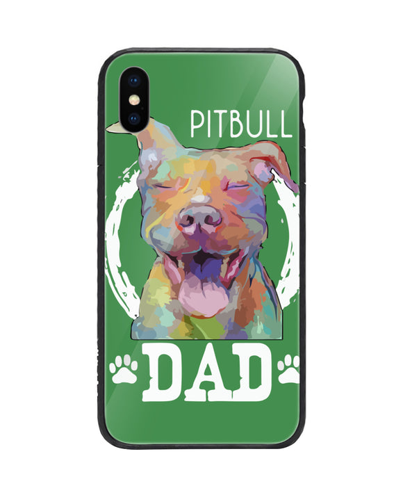 Pitbul Dad I Love My Dog - iPhone X