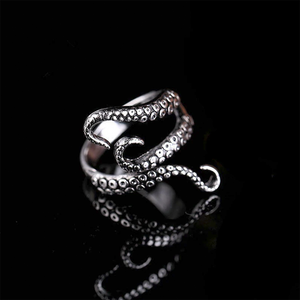 Silver Tentacles Ring