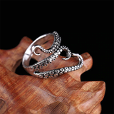 Silver Tentacles Ring