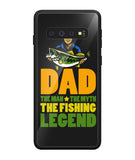Mens Dad The Man The Myth The Fishing Legend - Samsung Galaxy S10 Plus
