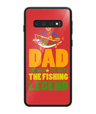Mens Dad The Man The Myth The Fishing Legend - Samsung Galaxy S10 Plus