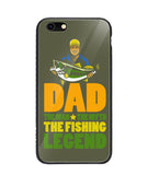 Mens Dad The Man The Myth The Fishing Legend - iPhone 6/6S