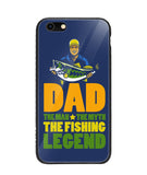 Mens Dad The Man The Myth The Fishing Legend - iPhone 6/6S