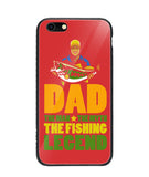 Mens Dad The Man The Myth The Fishing Legend - iPhone 6/6S