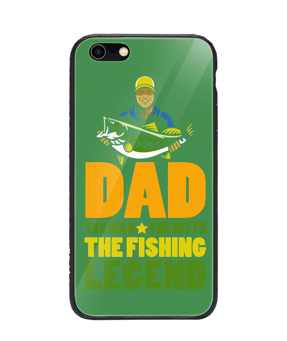 Mens Dad The Man The Myth The Fishing Legend - iPhone 6/6S