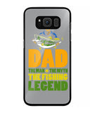 Mens Dad The Man The Myth The Fishing Legend - Samsung Galaxy S8 Plus
