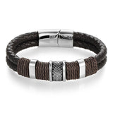 Wrapped Rope Leather Bracelet