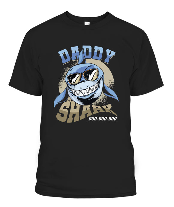 Daddy Shark Aquatic Creature Marine Fish Funny - Popular Tee - Unisex