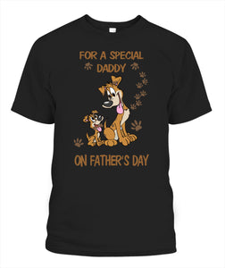 For A Special Daddy On Fathers Day I Love Dog - Popular Tee - Unisex