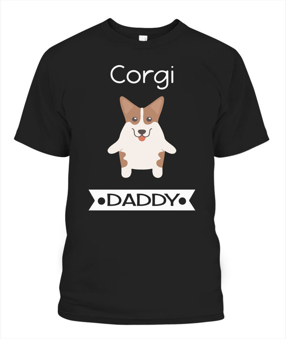 Corgi Daddy I Love My Dog - Popular Tee - Unisex
