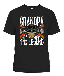 Mens Grandpa The Man The Myth The Legend - Popular Tee - Unisex