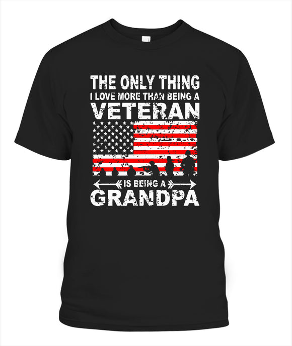 Veteran Is Being A Grandpa - Popular Tee - Unisex