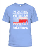Veteran Is Being A Grandpa - Popular Tee - Unisex