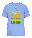 Mens Dad The Man The Myth The Fishing Legend - Popular Tee - Unisex