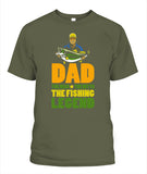 Mens Dad The Man The Myth The Fishing Legend - Popular Tee - Unisex