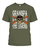 Mens Grandpa The Man The Myth The Legend - Popular Tee - Unisex