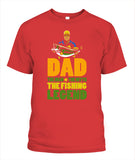 Mens Dad The Man The Myth The Fishing Legend - Popular Tee - Unisex