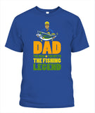 Mens Dad The Man The Myth The Fishing Legend - Popular Tee - Unisex