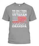 Veteran Is Being A Grandpa - Popular Tee - Unisex