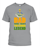 Mens Dad The Man The Myth The Fishing Legend - Popular Tee - Unisex