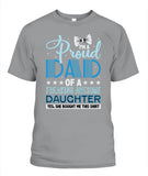 Proud Dad Of A Freaking Awesome Daughter - Popular Tee - Unisex