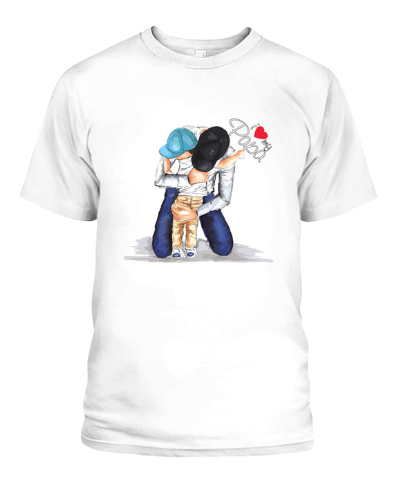 I Love My Papa Father Day - Popular Tee - Unisex