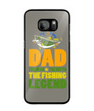 Mens Dad The Man The Myth The Fishing Legend - Samsung Galaxy S7 Edge