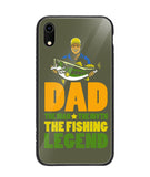 Mens Dad The Man The Myth The Fishing Legend - iPhone XR